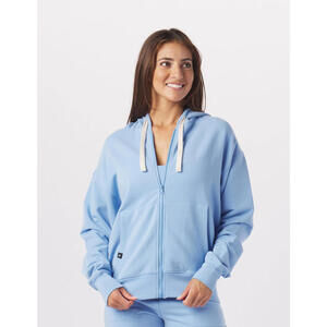 Glyder Vintage Oversized Zip Up: Ice Blue